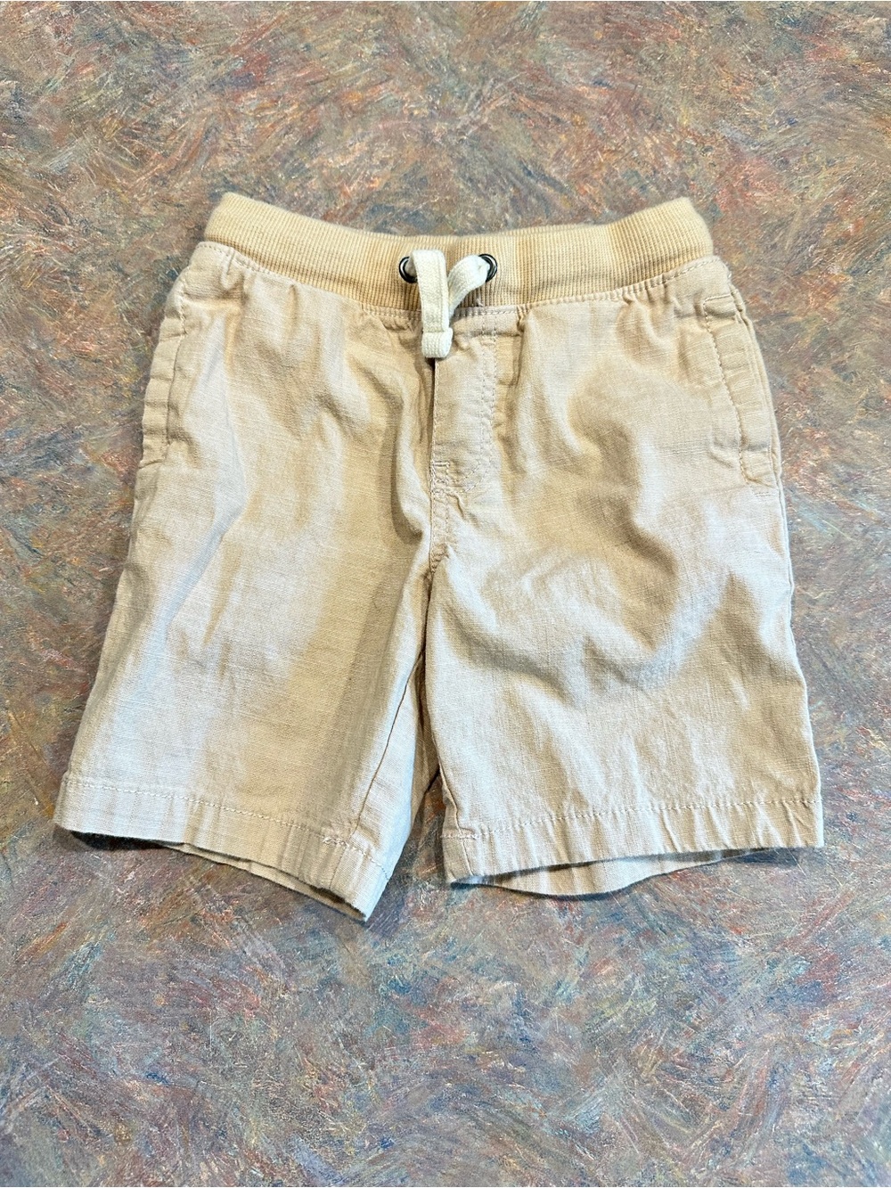 🤑EU Cat & Jack Beige Canvas Khaki Shorts🤑